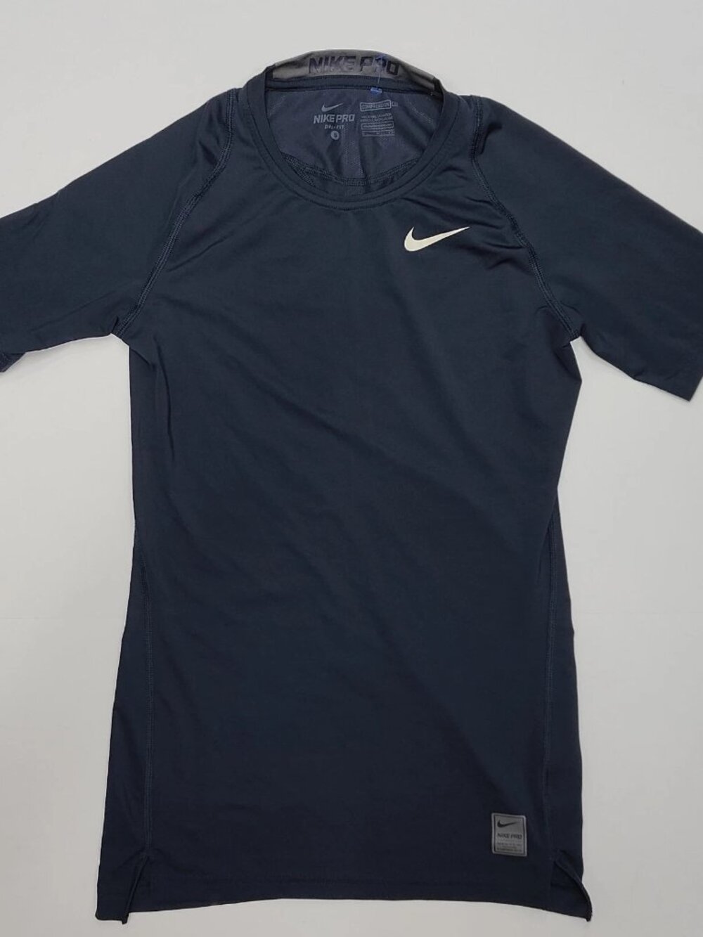Nike Pro Men's Navy Compression Shirt Size S